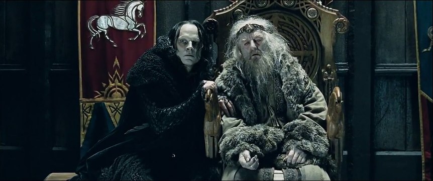 Gandalf Heals Theoden The Lord of the Rings The Two Towers