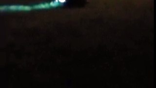 My rc truck at night