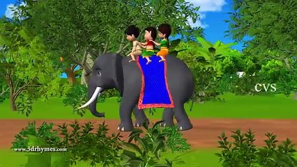 Elly the Elephant 3D Animation English Nursery rhyme for children 01.06.2016