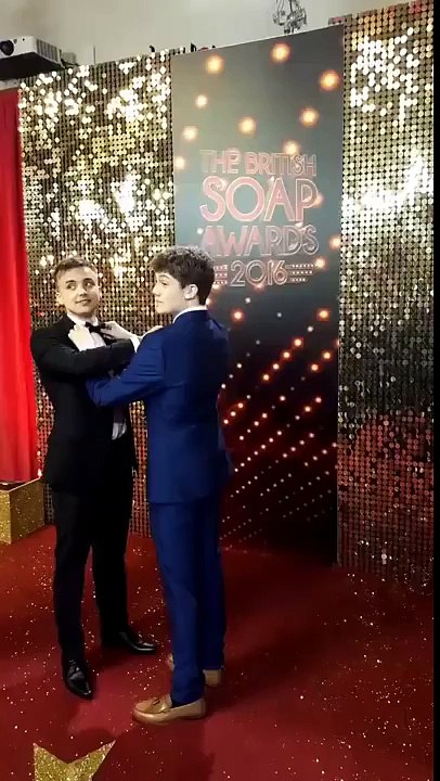 Parry Glasspool at British Soap Awards Red Carpet 2016