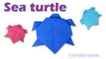 Origami Sea Turtle  Paper Animals  Turtle Easy Make  Simple Origami for Kids