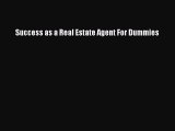 [Download] Success as a Real Estate Agent For Dummies PDF Free