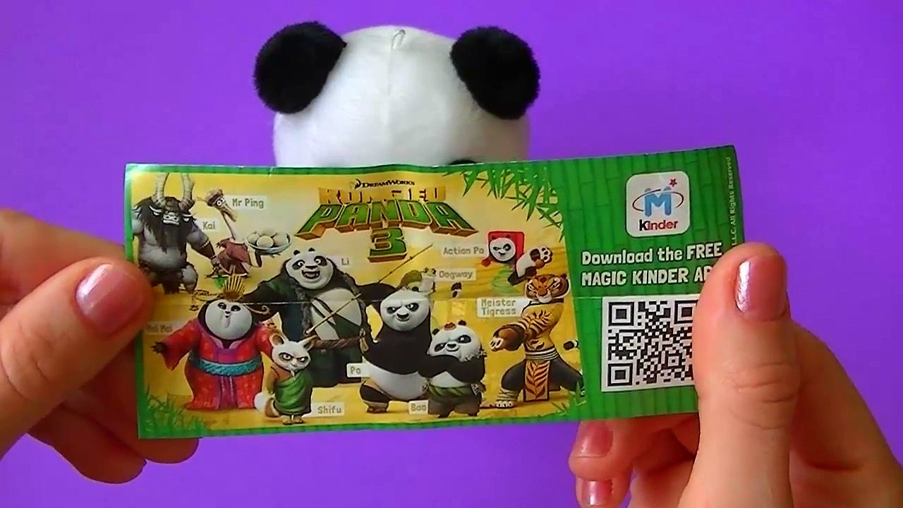 KUNG FU PANDA KINDER SURPRISE EGGS