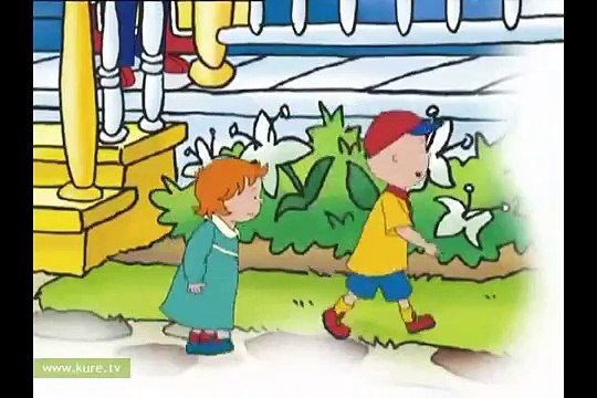 çizgi film - Caillou - araba yolculuğu