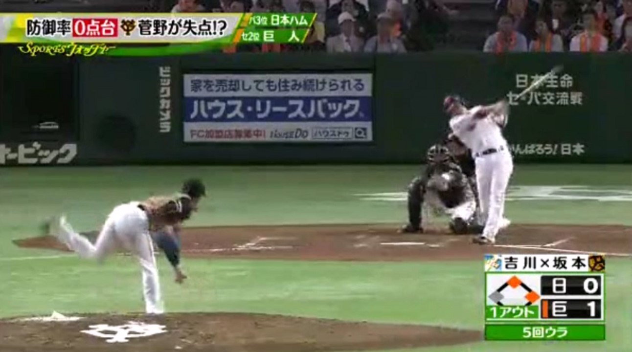 巨人軍打線が快音を響かせる！ 坂本勇人3ラン&菅野智之好投