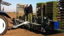 Automatic onion planting machine. Also for broccoli, cabbage etc