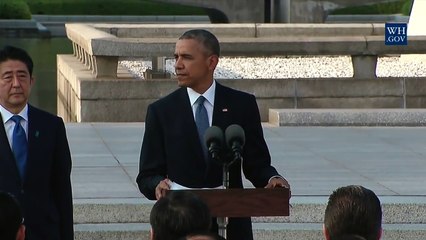 the President Barack Obama's Speech in HIROSHIMA (2)
