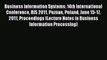 Download Business Information Systems: 14th International Conference BIS 2011 Poznan Poland