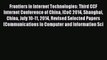 Read Frontiers in Internet Technologies: Third CCF Internet Conference of China ICoC 2014 Shanghai