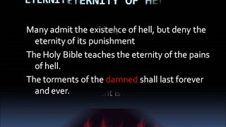 Description of Hell - home of the demons and damned souls