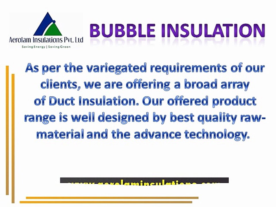 Bubble Insulation Rolls Manufacturer and Suppliers