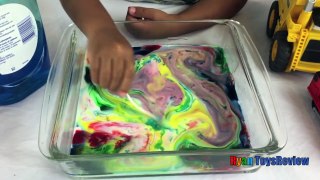 ClaireToys MILK AND SOAP MAGIC EXPERIMENT easy science experiments for kids with Thomas and Friends