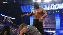 Triple H vs. The Great Khali Arm wrestling in the broken Glass