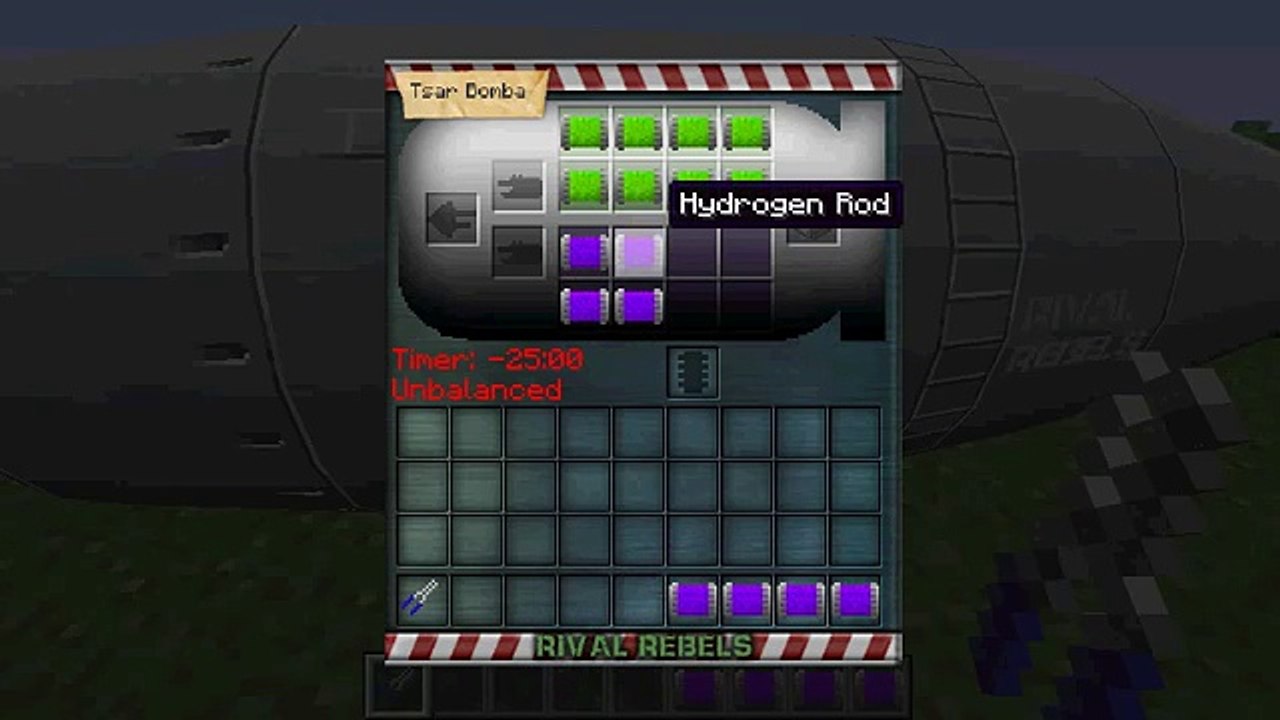 Minecraft Mods: How to build a Tsar bomb with Rebels Rebels 1.7.10 ...