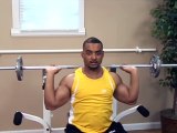 Bodybuilding Exercises   Bodybuilding  Behind the Neck Shoulder Press