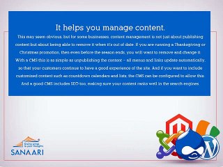 Benefits of Content Management