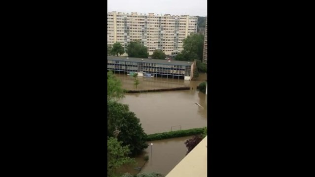 Savigny-sur-Orge. Crue de l'Orge : les inondations du 2 juin 2016.