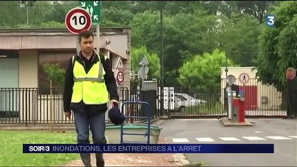 L'activité au ralenti dans les zones inondées