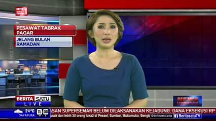 Pesawat Pembawa BBM Tabrak Pagar Bandara Ilaga Papua