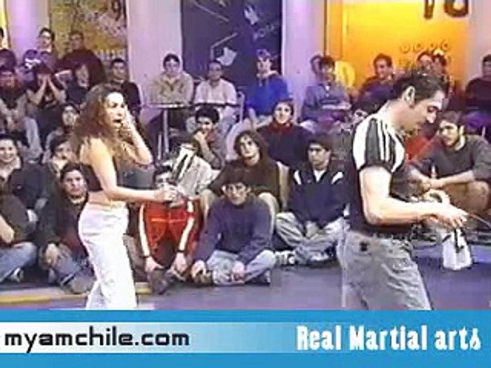 self defense skilled girl