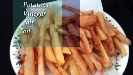 Homemade crispy French Fries