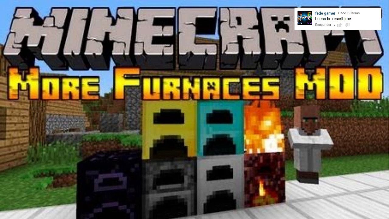 Mas Hornos Para Minecraft 1.9.4 - More Furnaces Mod  1.9.4 Spoiler + Link Descargar E Instalar