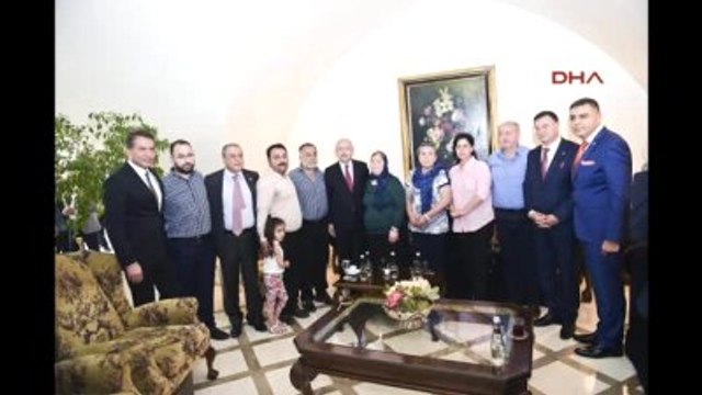 Hatay- Kılıçdaroğlu Gezi Olaylarında Hayatını Kaybedenlerin Aileleriyle Görüştü