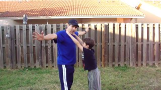 Kids Self Defense Against a Two Handed Front Choke