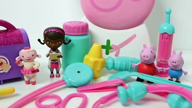 Peppa Pig Doctor Kit & Doc McStuffins Playset Juguetes de Peppa Pig y de la Doctora Juguetes