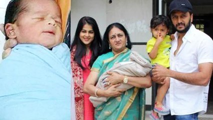 Riteish & Genelia’s New Born Baby's EXCLUSIVE FIRST PIC