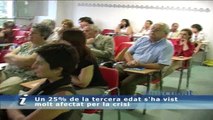 Un 25% de la tercera edat s'ha vist molt afectat per la crisi econòmica, segons la Creu Roja