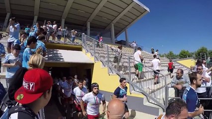 La joie de Reggio après sa victoire en finale de Serie A