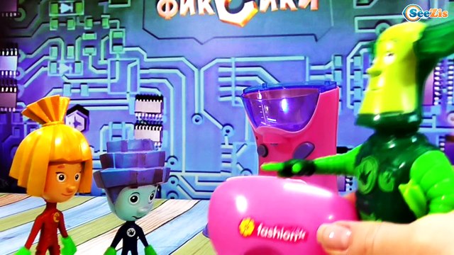 ФИКСИКИ. Мультики с игрушками. Папус чинит кофеварку. Развивающее видео для детей. Серия 9