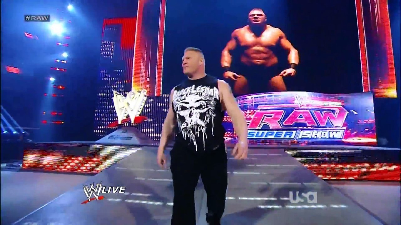 Brock Lesnar vs John Cena Brawl WWE Full Match