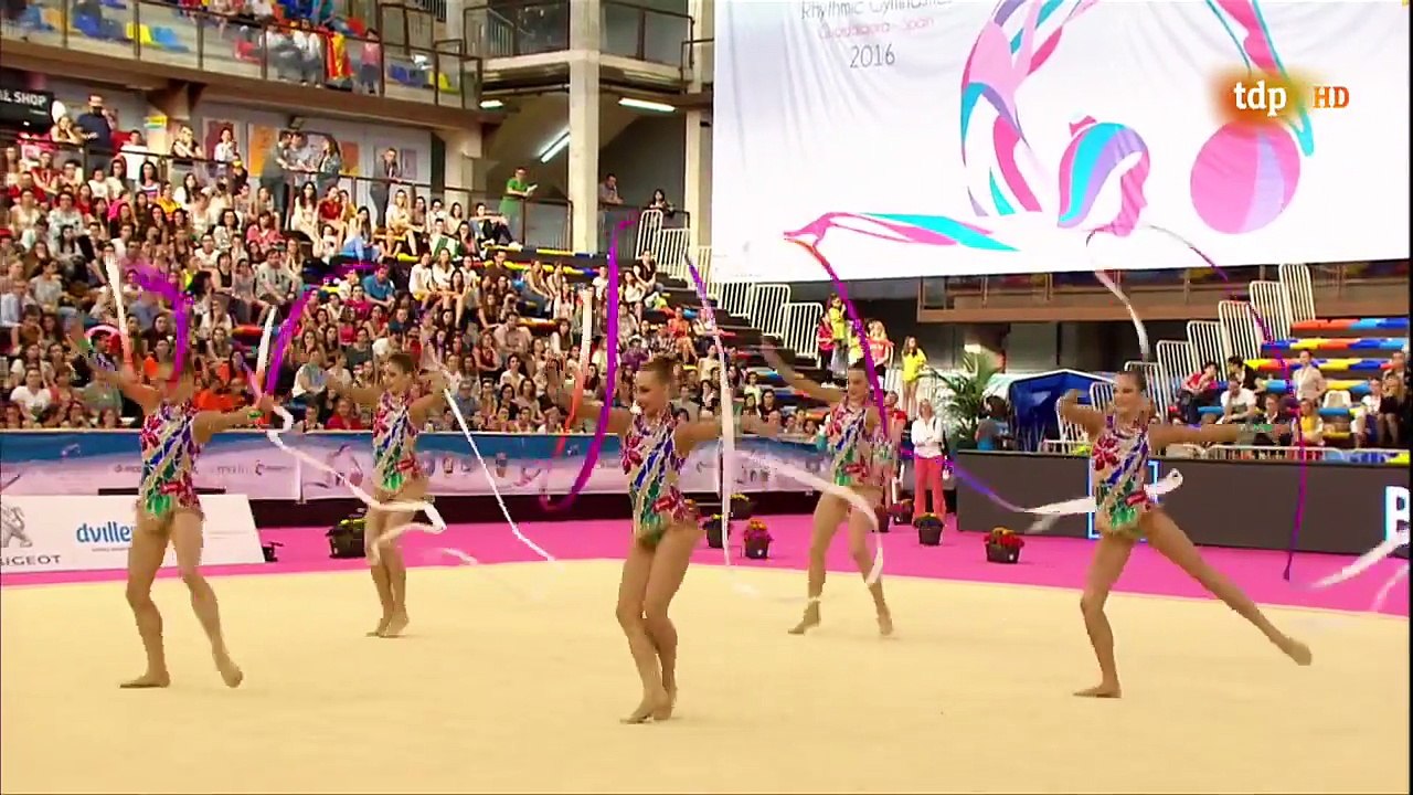 Belarus. 2016 Guadalajara World Cup Rhythmic Gymnastics. Groups. Qualification. Ribbons