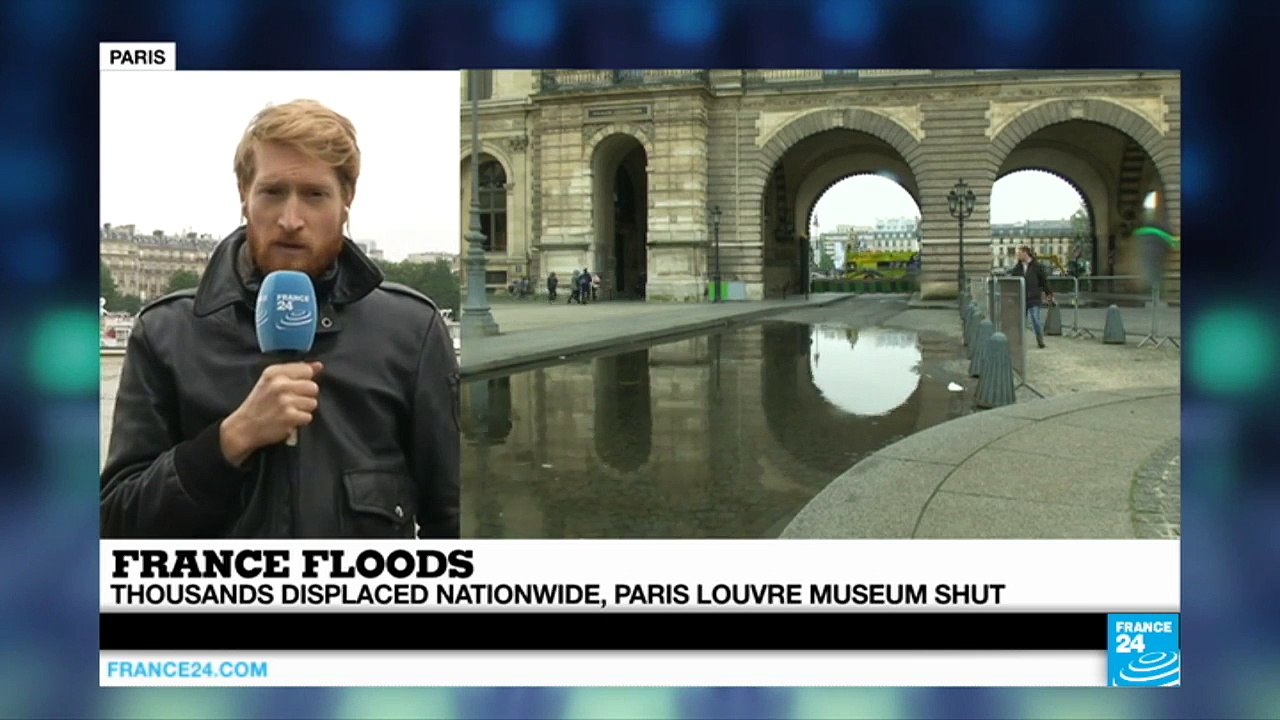 France Floods; River Seine Keeps Rising In Paris, Louvre Museum 2016_2