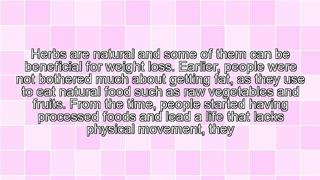 How Herbal Medicines Help in Weight Loss