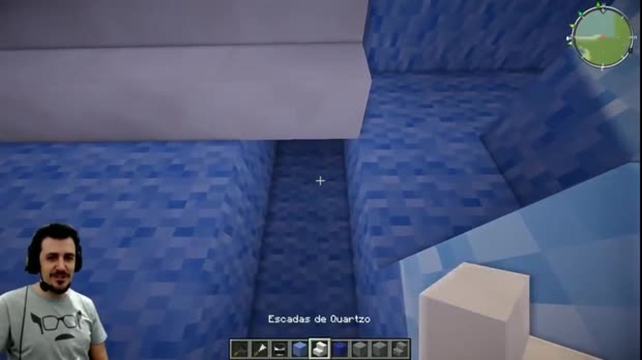 SBT no Minecraft - Esculpindo uma igreja AO VIVO