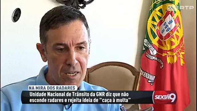 radares escondidos e colocados em zonas propícias a mais velocidade