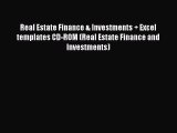 EBOOKONLINE Real Estate Finance & Investments   Excel templates CD-ROM (Real Estate Finance