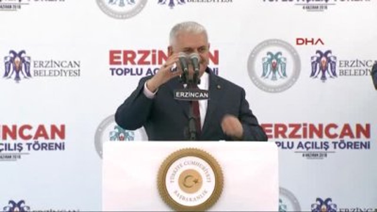 Erzincan Başbakan Yıldırım Başkanlık Sistemini de Partili Cumhurbaşkanlığı Sistemini de Getirelim,...