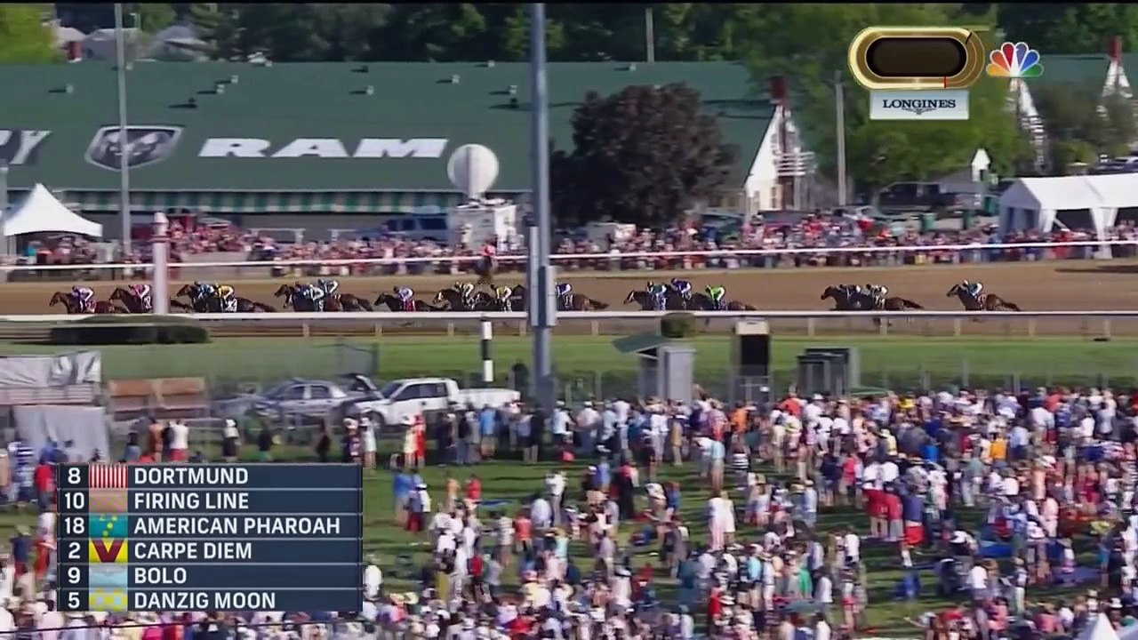 American Pharoah Triple Crown Winner !!! - All 3 Races Compilation