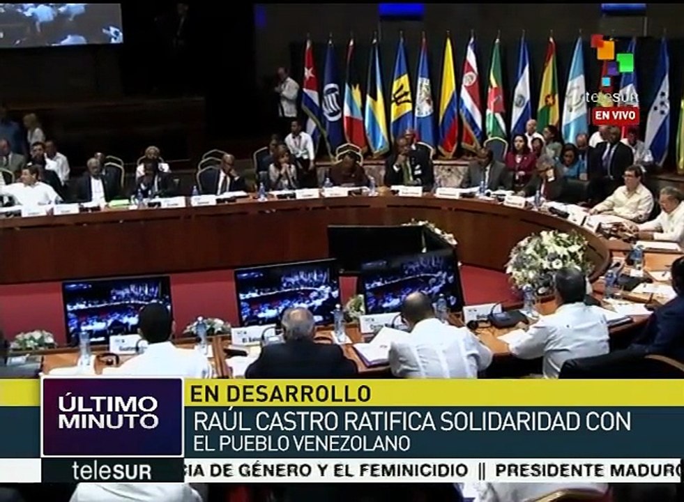 Raúl Castro ratifica su solidaridad con Venezuela en cumbre de la AEC