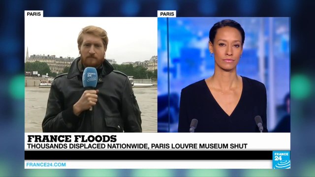 France Floods; River Seine Keeps Rising In Paris, Louvre Museum 2016_1