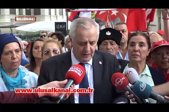 Vatan Partisi'nden Almanya Başkonsolosluğu önünde protesto: Bu kararı kaldıracağız