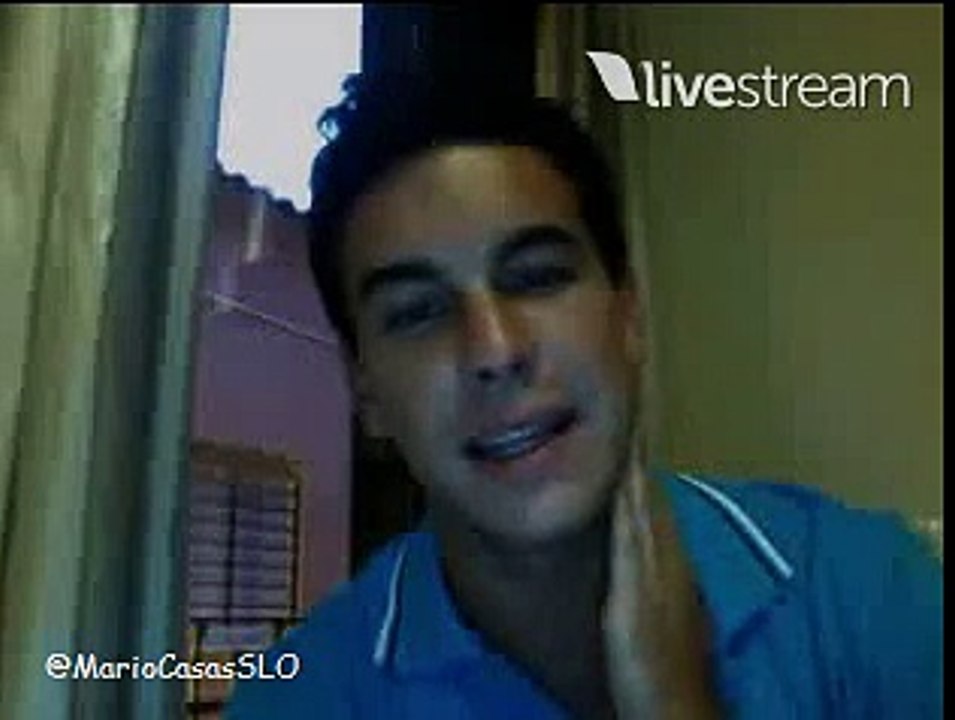 Twittcam de Mario Casas (23. 6. 2011)