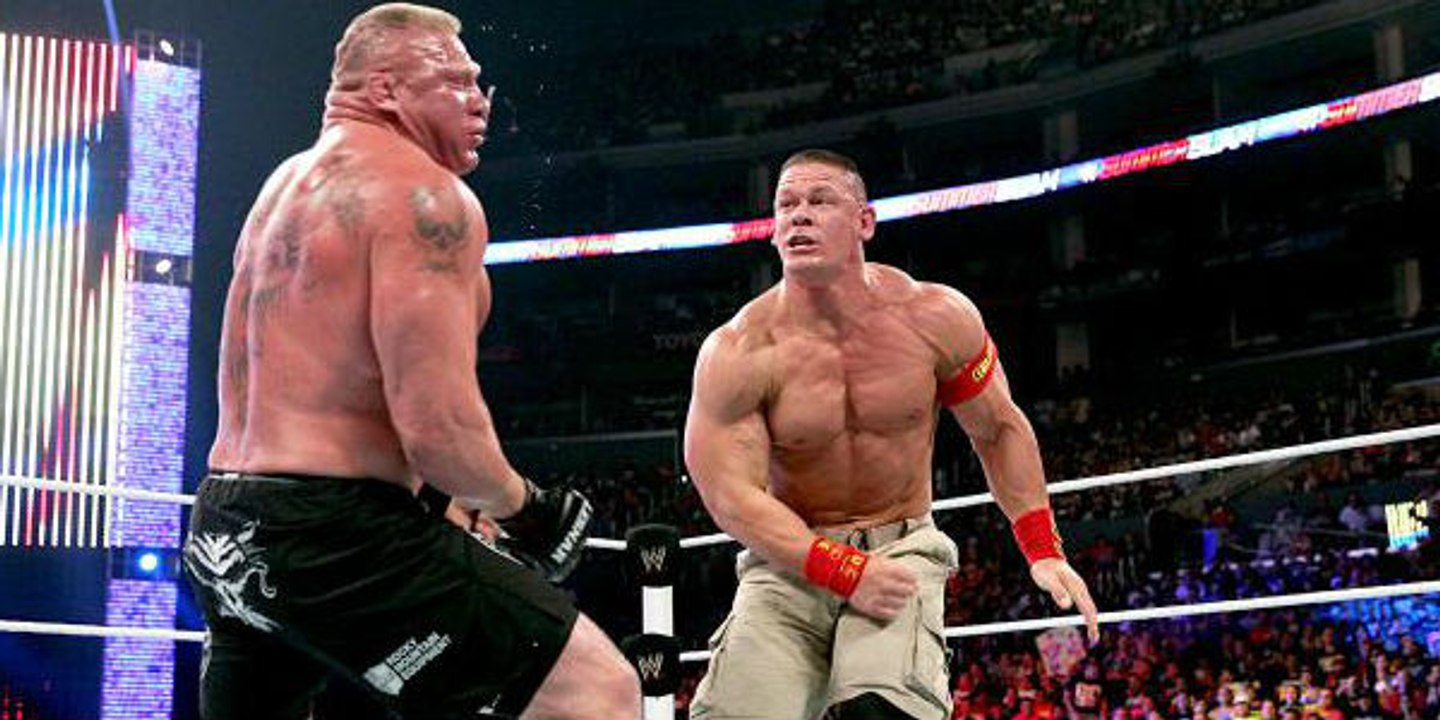 Brock Lesnar Vs John Cena Full Match WWE Summerslam