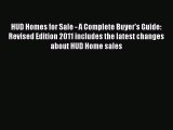 EBOOKONLINE HUD Homes for Sale - A Complete Buyer's Guide: Revised Edition 2011 includes the
