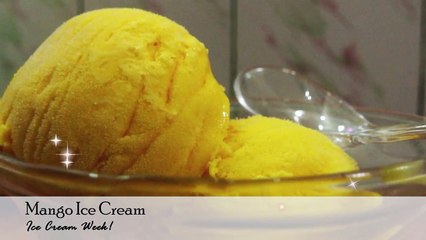 Mango Ice Cream- Foolproof Recipe