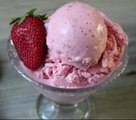 Strawberry Ice Cream -- Fast Easy Strawberry Ice Cream